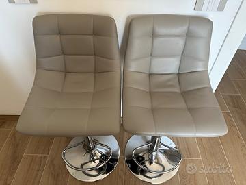 Sgabelli Hartè color Grigio Chiaro