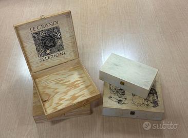Varie cassette in legno per vino o altro VUOTE