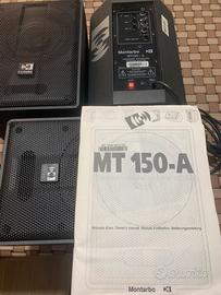 Casse amplificate  se volete ho anche il mixer.