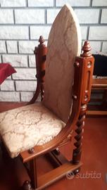 Sedie troni vintage