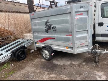 Carrello rimorchio porta moto