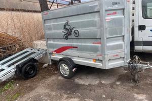 Carrello rimorchio porta moto