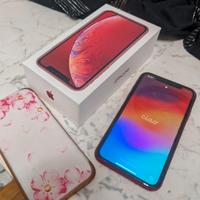 iPhone XR 128gb Rosso + cover + vetro temprato