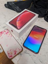 iPhone XR 128gb Rosso + cover + vetro temprato