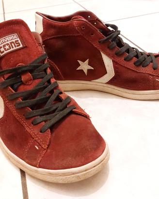 Scarpe Sneakers Converse Cons in Pelle
