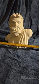 Statua scultura Zeus cemento Bianco 