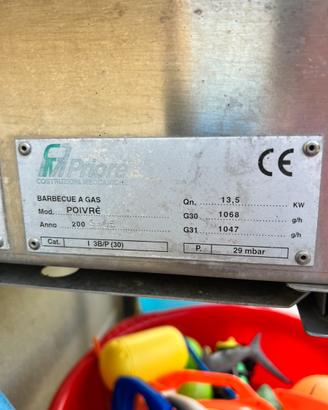 Barbecue a gas