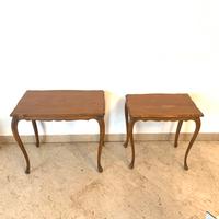 Tavolini gamba sottile legno massello