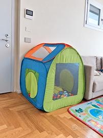 Casetta per bambini con 100 palline