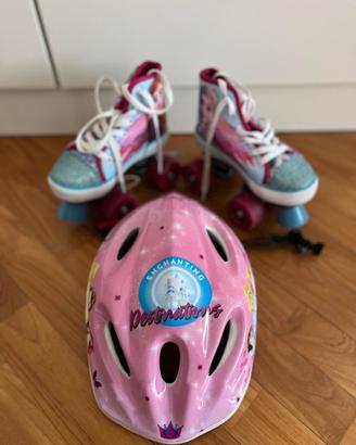 Pattini a Rotelle Bambina Frozen, taglia 29-30