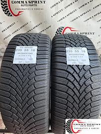 2 PNEUMATICI 235/55 R18 BRIDGESTONE INVERNALI 90%
