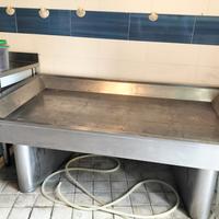 banco in acciaio inox 