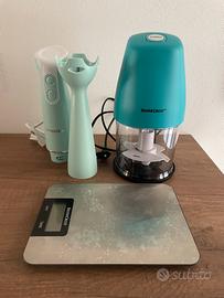 Set Tritatutto, Frullatore Immersione e Bilancino