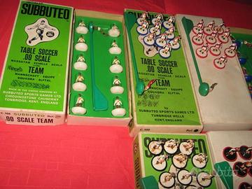 6 SQUADRE SUBBUTEO ANNI 70 ORIGINALI
