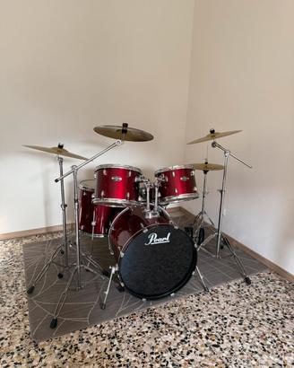 Batteria PEARL TARGET RED WINE