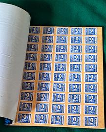 Raro Libretto con 1000 marche Comunali segreteria