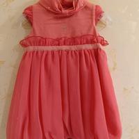 Vestito cerimonia bambina   completo di fascia 
