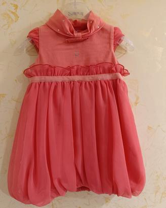 Vestito cerimonia bambina   completo di fascia 