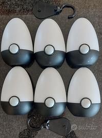 6 LAMPADE LED CON SENSORE MOVIMENTO E CREPUSCOLARE