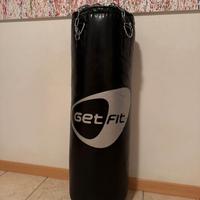 GET FIT Sacco Boxe 30kg + Guanti e Attacco da muro