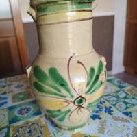 Piccola quartara maiolica policroma di Caltagirone