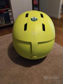 casco sci  decathlon taglia S giallo