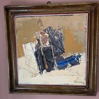 Quadro di Alfonso Borghi con cornice