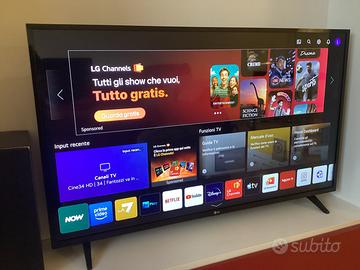 LG Smart TV 43” 4K UHD Modello LG43UQ75006LF