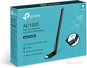 TP-Link Chiavetta WiFi AC1300Mbps Archer T3U Plus