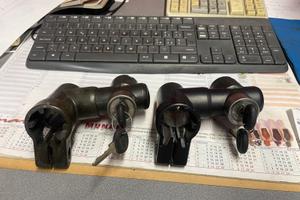 Bloccasterzo fiat 500 L R F originale