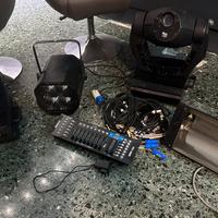 Impianto luci discoteca controller dmx512