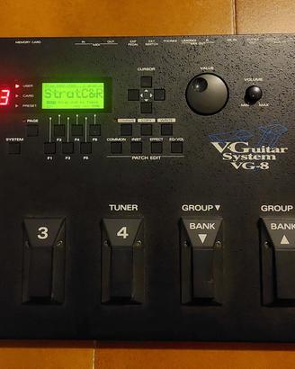 Roland VG8 e chitarra con pickup esafonico