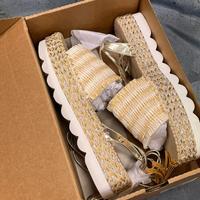 Manila Grace Espadrillas con Zeppa e Nastri Nuove