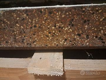 caminetto in granito rosa