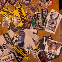 lotto adesivi vari da collezione 