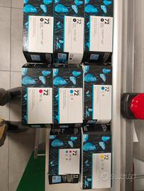 cartucce e testina stampa plotter Hp72 originali