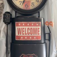 Orologio da parete vintage stile industriale