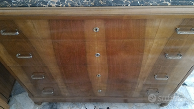 Comò + Marmo (Cassettiera Vintage - Anni 50'/60')