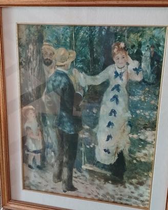 riproduzione la Balancoire  Renoir 