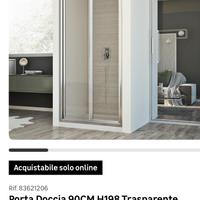 Porta doccia Nuova imballata