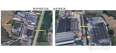 Capannoni industriali e terreno