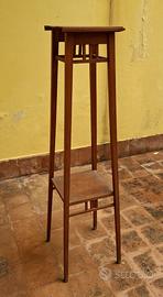 Pedestallo/Porta Vaso antico in Legno
