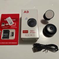 Mini telecamera hd wi-fi + memoria 128 gb