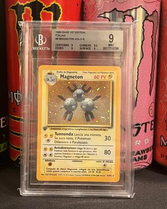 Pokemon Set base 1 edizione Magneton BGS 9