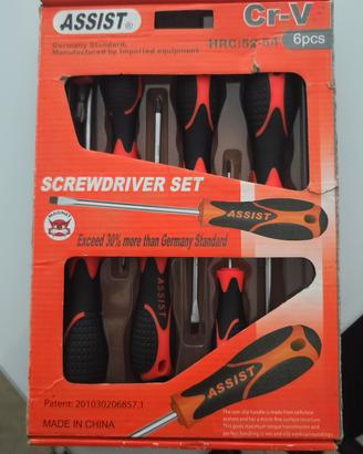 set cacciavite 6 pezzi stella e taglio
