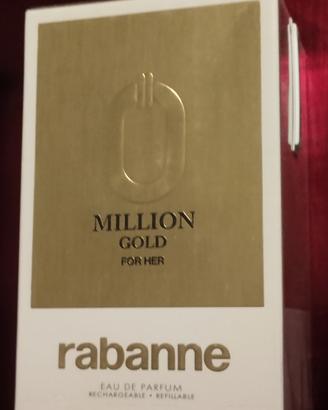 one million gold paco rabanne EDP nuovo donna