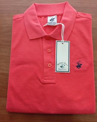 Polo Uomo Beverly Hills Polo Club Corallo 