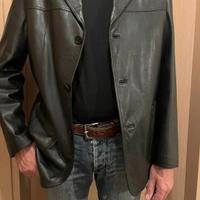 Giacca uomo in pelle italiana