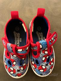 Pantofole bimbo spiderman