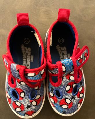 Pantofole bimbo spiderman